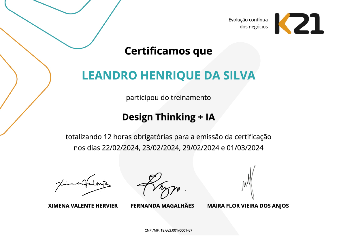 Certificado K21